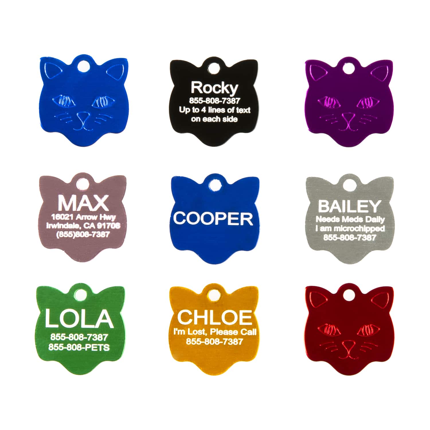 Kitty Cat Lightweight Cat ID Tag PetANtastic